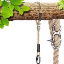 Kit de corda SELEWARE Tree Swing bege, ajustável de 102 cm