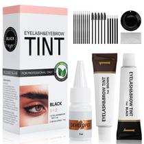 Kit de cores para cílios e sobrancelhas MVC Professional 2 em 1 preto e marrom Kit de cores para cílios e sobrancelhas MVC Professional 2 em 1 preto e marrom