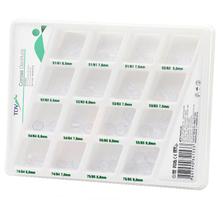 Kit de Coroas Decíduos Transparente c/ 64 Ref. 4153 TDV Kit de Coroas Decíduos Transparente c/ 64 Ref. 4153 TDV