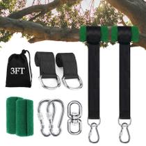 Kit de Correas para Columpio de Árbol Werfeito Soporta 1134 kg (Juego de 2) Kit de Correas para Columpio de Árbol Werfeito Soporta 1134 kg (Juego de 2)