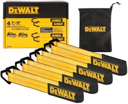 Kit de Correias de Amarração DEWALT DXBC80005 (Preto/Amarelo) - 2 x 38mm Kit de Correias de Amarração DEWALT DXBC80005 (Preto/Amarelo) - 2 x 38mm