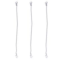 Kit de Corrente para Válvula de Descarga Hibbent 3 Unidades em Aço Inoxidável 30 cm Kit de Corrente para Válvula de Descarga Hibbent 3 Unidades em Aço Inoxidável 30 cm