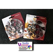 Kit de cortador de massas de confeiteiro. 12 pcs Kit de cortador de massas de confeiteiro. 12 pcs