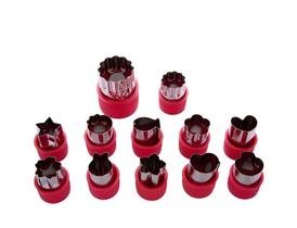 Kit de Cortadores 12pçs Rosa Kit de Cortadores 12pçs Rosa