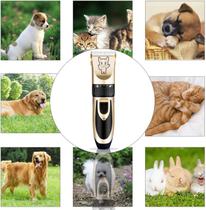 Kit de cortadores de cabelo para cães, baixo ruído, elétrico silencioso, recarregável, sem fio, pelos de animais Bivolt
