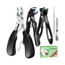 Kit De Cortadores De Unhas De Pé De Alta Resistência Com Cabeça Angulada Para Unhas Grossas E Kit De Cortadores De Unhas De Pé De Alta Resistência Com Cabeça Angulada Para Unhas Grossas E