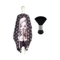 Kit De Corte De Cabelo Profissional Unissex Com Capa Anti-manchas Avental Fácil De Limpar Pescoço