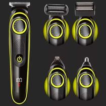 Kit de Corte Profissional Recarregável Nariz Corpo Barba