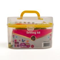 Kit De Costura 45 Peças e Maleta Amarelo