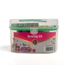 Kit De Costura 45 Peças e Maleta Verde