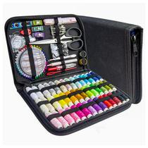 Kit de costura JUNING Portable com 42 fios, tesouras e agulhas Kit de costura JUNING Portable com 42 fios, tesouras e agulhas