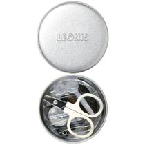 Kit de Costura LEONIS Miniatura Compacto com Tesoura