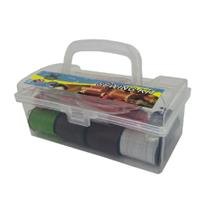 Kit de Costura Mini Maleta Completo com Linha Agulha Tesoura Reparo Rápido Domésti41peças - MONALIZA