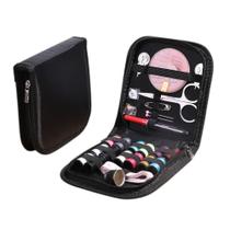 Kit de Costura Portátil 67 Peças - Estojo Preto com Acessórios Essentials