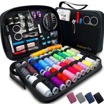 Kit de costura Vellostar para adultos com suprimentos e acessórios essenciais. Kit de costura Vellostar para adultos com suprimentos e acessórios essenciais.