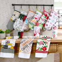 Kit De Cozinha 12 Peças Luva E Pano De Copa Sortido - Panosul Kit De Cozinha 12 Peças Luva E Pano De Copa Sortido - Panosul