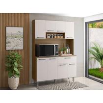 Kit de Cozinha Ambiente Nice Carvalho OAK Off White Poliman