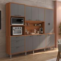 Kit de Cozinha Armário Compacta Pulse 2,60m Lukaliam Móveis 12 Portas e 3 Gavetas Kit de Cozinha Armário Compacta Pulse 2,60m Lukaliam Móveis 12 Portas e 3 Gavetas