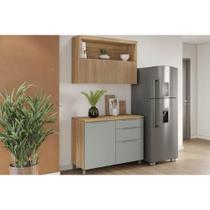 Kit de Cozinha Completa 2 Peças Marquesa (1Aéreo+1Balcão) C2P29 Nature - Nesher Kit de Cozinha Completa 2 Peças Marquesa (1Aéreo+1Balcão) C2P29 Nature - Nesher