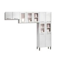 Kit de Cozinha Completa 3 Peças Múltipla (2 Armários + 1 Paneleiro) CPT96 Branco - Bertolini Kit de Cozinha Completa 3 Peças Múltipla (2 Armários + 1 Paneleiro) CPT96 Branco - Bertolini