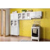 Kit de Cozinha Completa 3 Peças Múltipla (2 Armários + 1 Paneleiro) CPT98 Branco - Bertolini Kit de Cozinha Completa 3 Peças Múltipla (2 Armários + 1 Paneleiro) CPT98 Branco - Bertolini