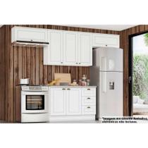 Kit de Cozinha Completa 5 Peças Americana (3Aéreos+1Balcão+1Complemento) C5P43 Branco - Henn