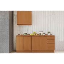 Kit de Cozinha Completa 5 Peças Ciela (1Aéreo+2Balcões+2Complementos) C5P118 Canela - Kappesberg