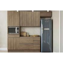Kit de Cozinha Completa 5 Peças Maxxi (2 Armários + 1 Balcão + 1 Paneleiro + 1 Complemento) C5P29 Nogal - Kappesberg