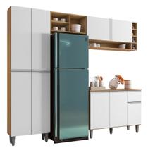 Kit de Cozinha Completo 230cm Vanessa 3 Peças AJL Móveis Kit de Cozinha Completo 230cm Vanessa 3 Peças AJL Móveis