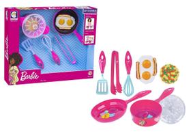 Kit De Cozinha Infantil Barbie Chef Comidinha Cotiplás 2494