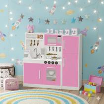 Kit De Cozinha Infantil Completa Com Geladeira Rosa Brinquedo Faz De Conta Kit De Cozinha Infantil Completa Com Geladeira Rosa Brinquedo Faz De Conta