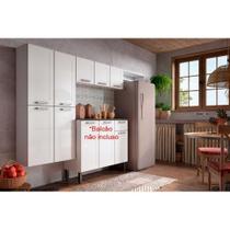 Kit de Cozinha Modulada 3 Peças Dona Maria (1 Armário + 1 Paneleiro + 1 Complemento) CPT100 Branco - Bertolini