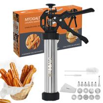 Kit de Cozinha MTOGALT para Fazer Churros em Aço Inoxidável com 21 Peças