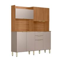 Kit de Cozinha Pitaya 7 Portas 2 Gavetas Amendola e Nude