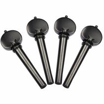 Kit de Cravelhas Oquezz Ébano coração violino 4/4 Kit de Cravelhas Oquezz Ébano coração violino 4/4