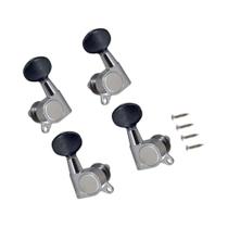 Kit De Cravelhas Para Afinar Ukulele 4PCS, Peças De Substituição Com Relação 1:15, Botão De 8x5x2cm