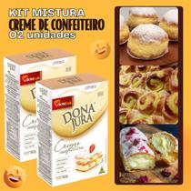 Kit de Creme de Confeiteiro Baunilha Para Sonhos de Padaria - Cacau Foods