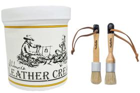 Kit de Creme para Couro Skidmore's Pint com 2 Pincéis Detalhistas Kit de Creme para Couro Skidmore's Pint com 2 Pincéis Detalhistas