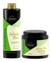 Kit De Crescimento Capilar Infinity Hair (Shampoo 500ml + Máscara 500gr)