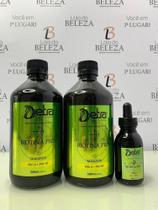 Kit de Crescimento Capilar Profissional Biotina Pro Shampoo Mascara e Tonico