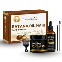Kit de Crescimento Capilar THERAVITARX Óleo de Batana 120mL + Pasta 125mL