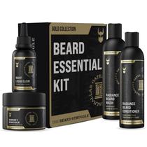 Kit de Crescimento de Barba The Beard Struggle Valhalla's Gates Gold