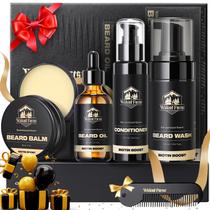 Kit de crescimento de barba Waking Forest Beard Care para homens com óleo de 60 ml