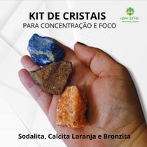Kit de Cristais para Foco e Concentração