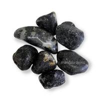 Kit de Cristal de Turmalina Negra Rolada Pedra Natural 100g - M