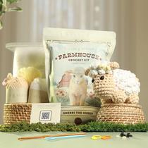 Kit de crochê Amigurumi Hearth & Harbor Sherri The Sheep