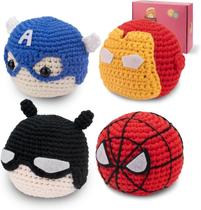 Kit de crochê: Brinquedo para animais CROCHET Amigurumi, presente DIY