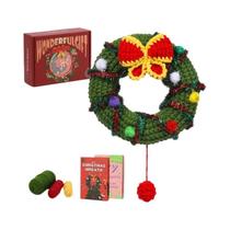 Kit De Crochê E Tricô Para Iniciantes Adultos Com Fio De Algodão E Agulhas DIY Materiais Não