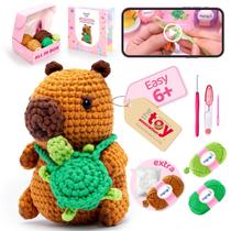 Kit de crochê Mewaii para iniciantes de nível 1 com 40% de fio extra