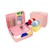 Kit De Crochê Para Iniciantes Com Agulhas E Fios, Conjunto Portátil Para Viagem, Suprimentos De